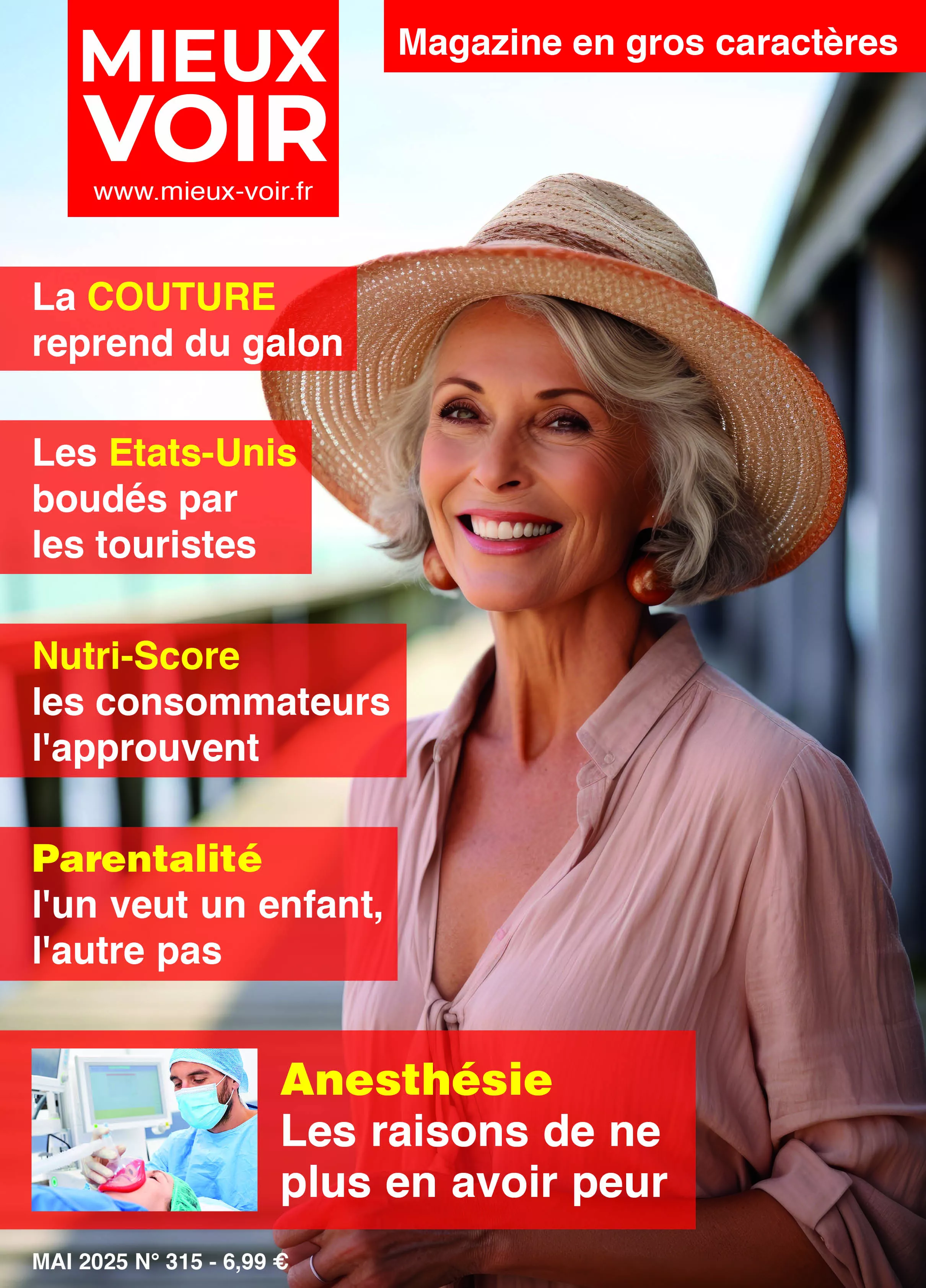 Magazine d'actus gros caractères